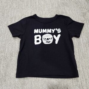 Black Graphic Kids T-Shirt